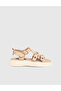 Pena Genuine Leather Beige Women's Sandals - 3
