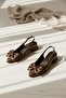 Duta Bowknot Brown (4 cm Heel) Pointed Toe Heeled Shoes - 4