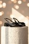 Duta Bowknot Black (4 cm Heel) Pointed Toe Heeled Shoes - 2