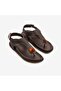 Women's Rubber Sole Brown Floater Flip Flop Sandals 1188 - 3
