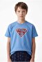 Boy's Printed Basic Pajama Set - 4