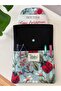Ladybug Patterned Book Cover Stylish and Book Protective Cover with Pocket Multi-Purpose Gift 19X25 cm - 3