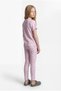 Girl's Crew Neck Printed Pajama Set - 2
