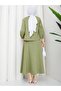 Women's Hijab Double Fabric Zippered Two-Piece Set - Women's Hijab Set Jacket Skirt - 8