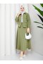 Women's Hijab Double Fabric Zippered Two-Piece Set - Women's Hijab Set Jacket Skirt - 3