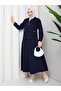 Women's Hijab Double Fabric Zippered Two-Piece Set - Women's Hijab Set Jacket Skirt - 3