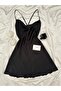 Women's Degaje Collar Satin Nightgown