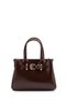 Belt Detail Mini Nadia Women Crossbody Bag Brown