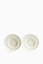 2-pack reactive-glaze deep plates - 2