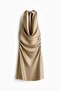 Halterneck satin dress - 5