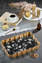 Luna Luxury Presentation Tray Gold 41X28 cm Real Glass