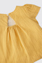 Baby Girl Yellow Muslin Blouse - 3