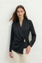 Black Kuruvaze Collar Accessory Blouse 251270 - 2