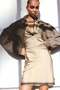 Halterneck satin dress