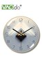 12 Inch Wall Clock Silent Quartz Clock Tempered Anti-Fog Glass Accurate Travel Time Home Decoration