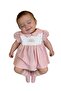 Luna Self Jacquard Jersey Dress - Pink - 2