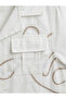Toddler Boys White Resort‑Style Shirt with Subtle Embroidered Pattern - 4