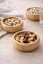 Natural Mambu Wood Snack Bowl Set |   Sauce Bowl, Jam Bowl and Snack Presentation Bowl Set, 6 Pieces - 7