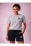 Women'S/Girls' T-Shirt and Shorts Set with Ribbon Print