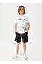 Summer Never Give up Printed Capri Boys' Top and Bottom Set - 2