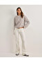 Minş Double Pocket Slim Fit Low Waist Flared Trousers - 4
