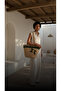 Hand Knitted Natural Straw Beach and Shoulder Bag for Women Palm Tree Embroidered Bohemian Summer Bag - 4