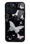 iPhone 15 Pro Max Glossy Phone Case with Butterfly Design