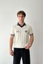 Los Feliz Embroidered Polo Neck Knitwear T-Shirt