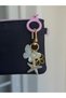 Starfish Themed Y2K Charm Keychain – Aesthetic Bag Accessory with Star, Butterfly, and Flower Details - 2