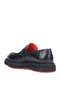 - Black Genuine Leather Laceless Men's Casual Shoes 250-2575 - 4