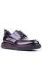- Genuine Leather Brown Casual Men's Shoes - 250-760-02 - 2