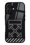 iPhone 16 White Design Glossy Phone Case