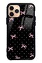 iPhone 11 Pro Glossy Phone Case with Pink Ribbon Design