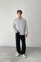 Striped Oversize Navy Blue-Ecru Linen Shirt - 3