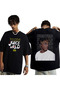 Juice Wrld Printed Unisex Oversize Cut 100% Cotton Crew Neck Black Rap T-Shirt
