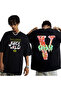 Juice Wrld Printed Unisex Oversize Cut 100% Cotton Crew Neck Black Rap T-Shirt