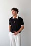Polo Neck Knitwear T-Shirt