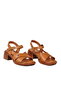 Tan Women's Heeled Sandals Pc-54622 Z - 3