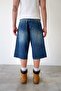 Baggy Denim Shorts - 2
