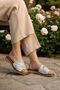 White Lightweight Thin Sole Women's Daily Slippers Pc-54624 Z