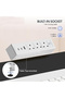 FLEXISPOT EN2 cm Electric Sit Stand Desk with Cable Management - White Frame and Black Top - 4