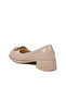 Beige Patent Leather Women's Heeled Shoes Pc-54764 Z - 4