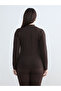Plus Size Dominant Roba Collar Metal Buckle Detailed Blouse from Uzg Store for Style Enthusiasts - 5