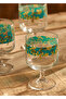 Van Gogh Almond Blossom Cup Set of 4 Turquoise (300 Cc) - 5