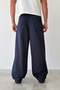 Gabardine Baggy Trousers - 3