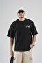 Double Face Oversize Fit T-Shirt with Back Print Detail