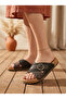 Women's Anatomical Cork Sole Cross-Strapped Buckle Casual Slippers - 5