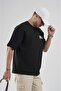 Double Face Oversize Fit T-Shirt with Back Print Detail - 3