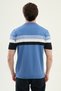 Striped Slim Fit Crew Neck Men's Knitwear T-Shirt Indigo - 11589.26Y - 4