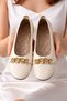 Liva Women's Chain Detailed Ballerina Shoes – Stylish Daily Flat Ballerinas - Comfortable Sole